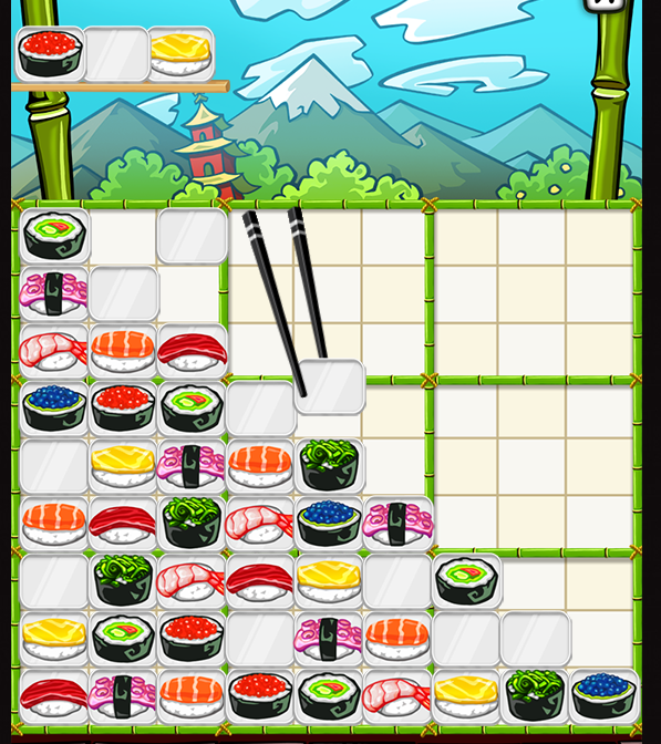 Sodoku Sushi - a fresh, new take on the game of Sodoku.
